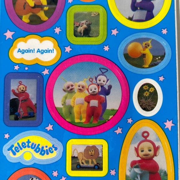 Vintage 90s Sandylion Teletubbies Stickers Sealed Pack (22M) - Picture 3 of 5